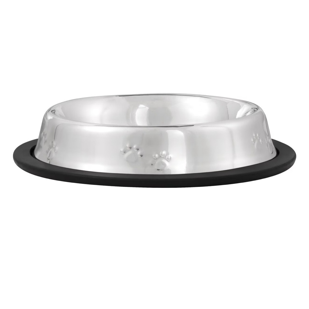 X6 Frisco Non-Skid Cat / Dog animal Stainless Steel Bowl, Small: 1 cup